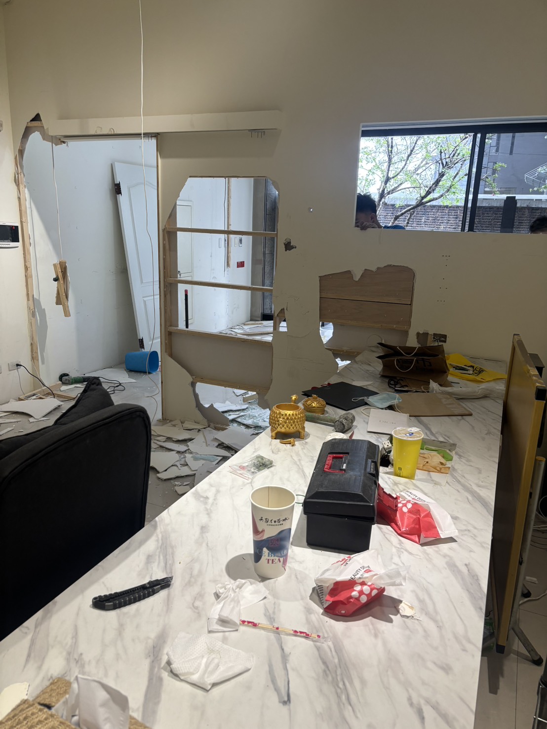 台中西區漢翔街拆除工程